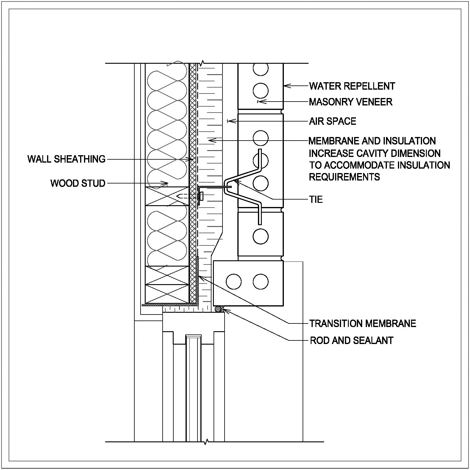 Window Jamb - Wood - Detail W4 Image 